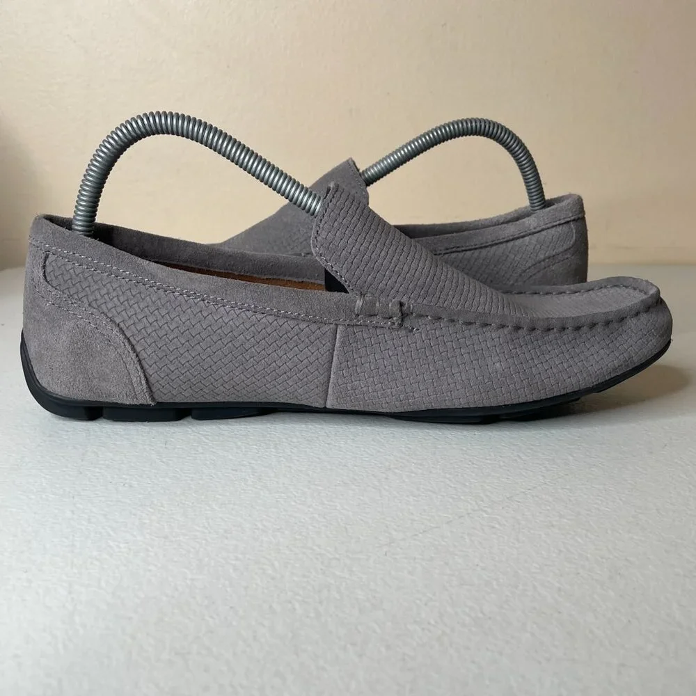 Alfani Kendric Men's Textured Driving Loafer Shoes Size 10